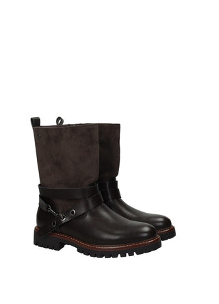 Flache Stiefeletten mit runder Spitze und urban-casual Look