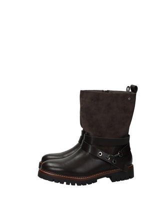Flache Stiefeletten mit runder Spitze und urban-casual Look