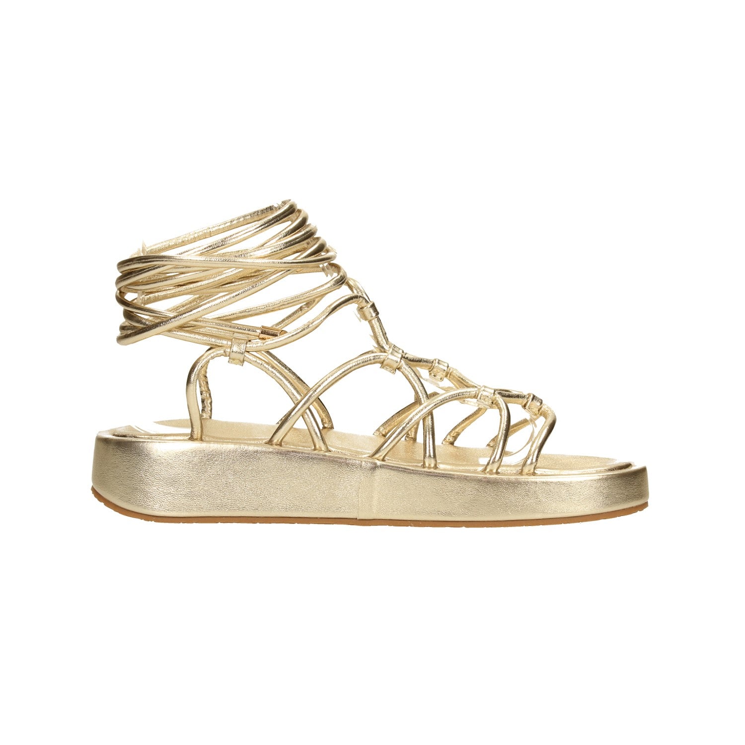 Sandali Bassi Oro Alla Schiava Sandali Alla Schiava Oro