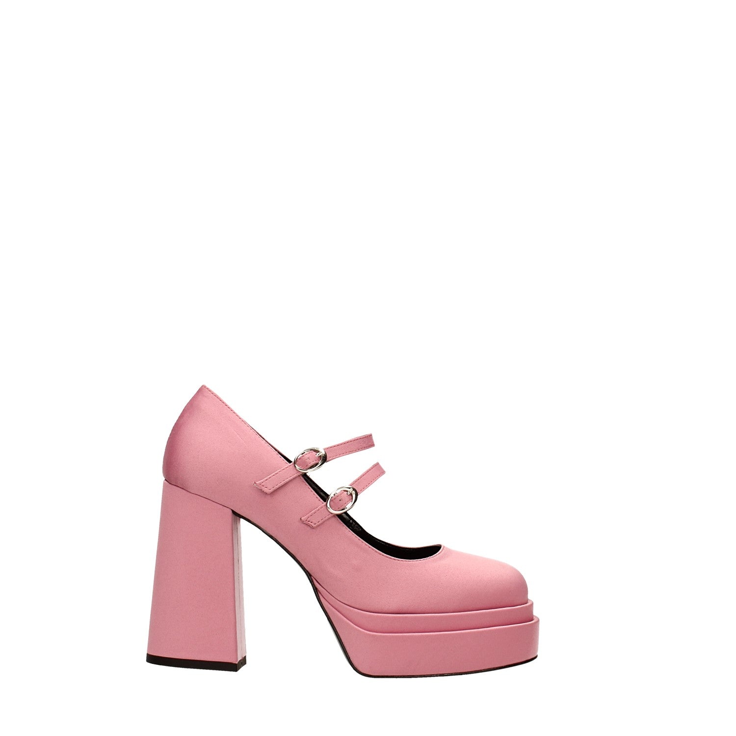 Mary Jane con plateau, Made in Italy, Tacco alto 11cm Tata Italia VIC 2 RASO Mary Jane con plateau, Made in Italy, Tacco alto 11cm Tata Italia VIC 2 RASO