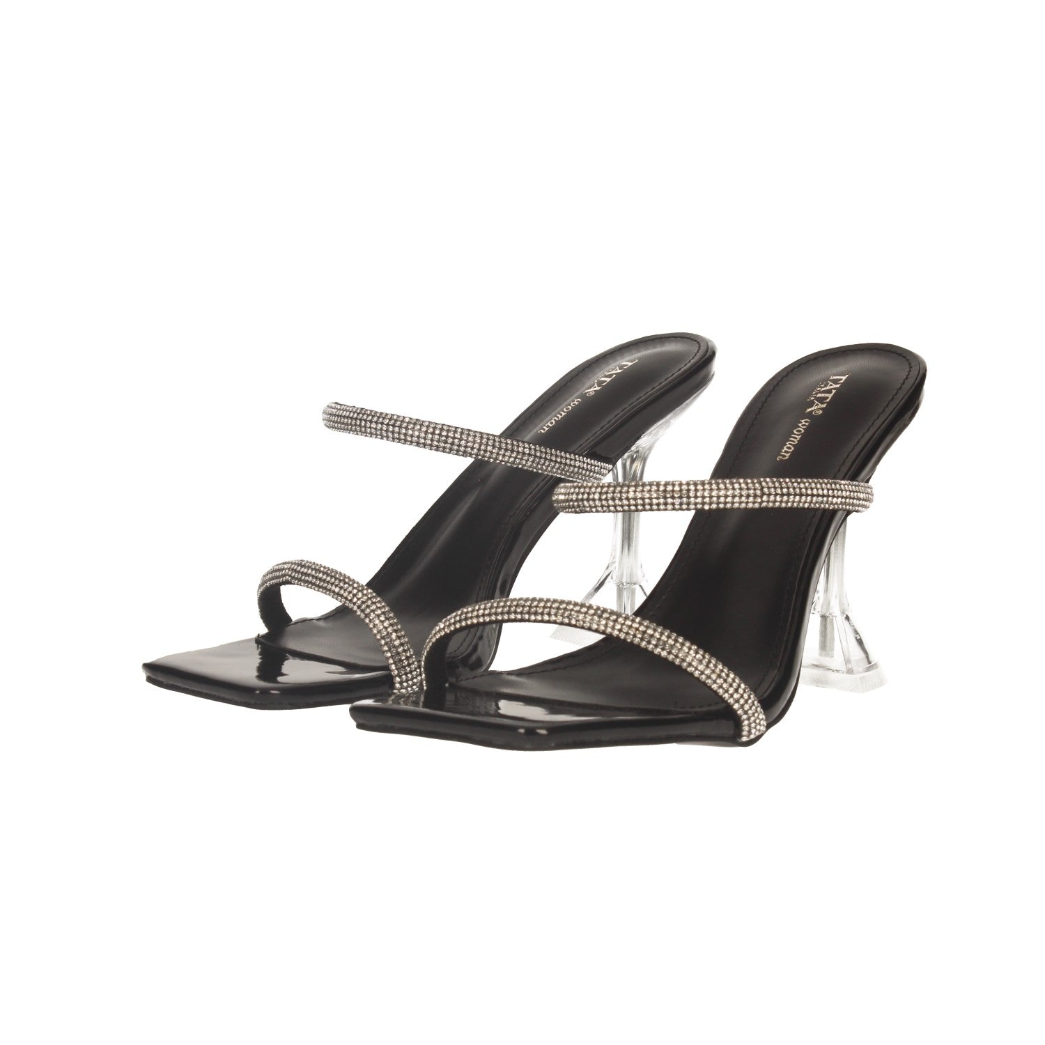 Sandali Gioiello Sandalo Tacco Trasparente Sandalo Gioiello Con