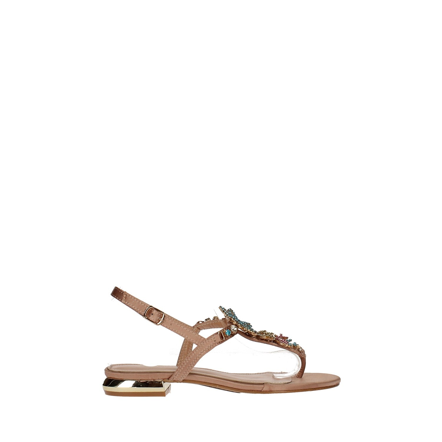 Flat sandals with rhinestones TATA Italia – Tata Italia