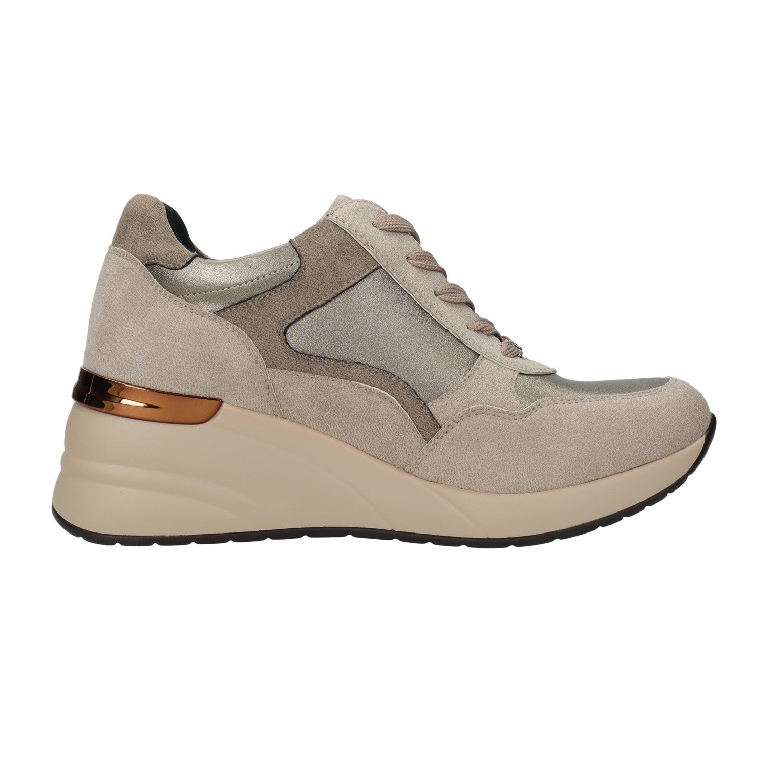 Sneakers Alte Scarpe Da Ginnastica Con Tacco Alto Donna Scarpe Da