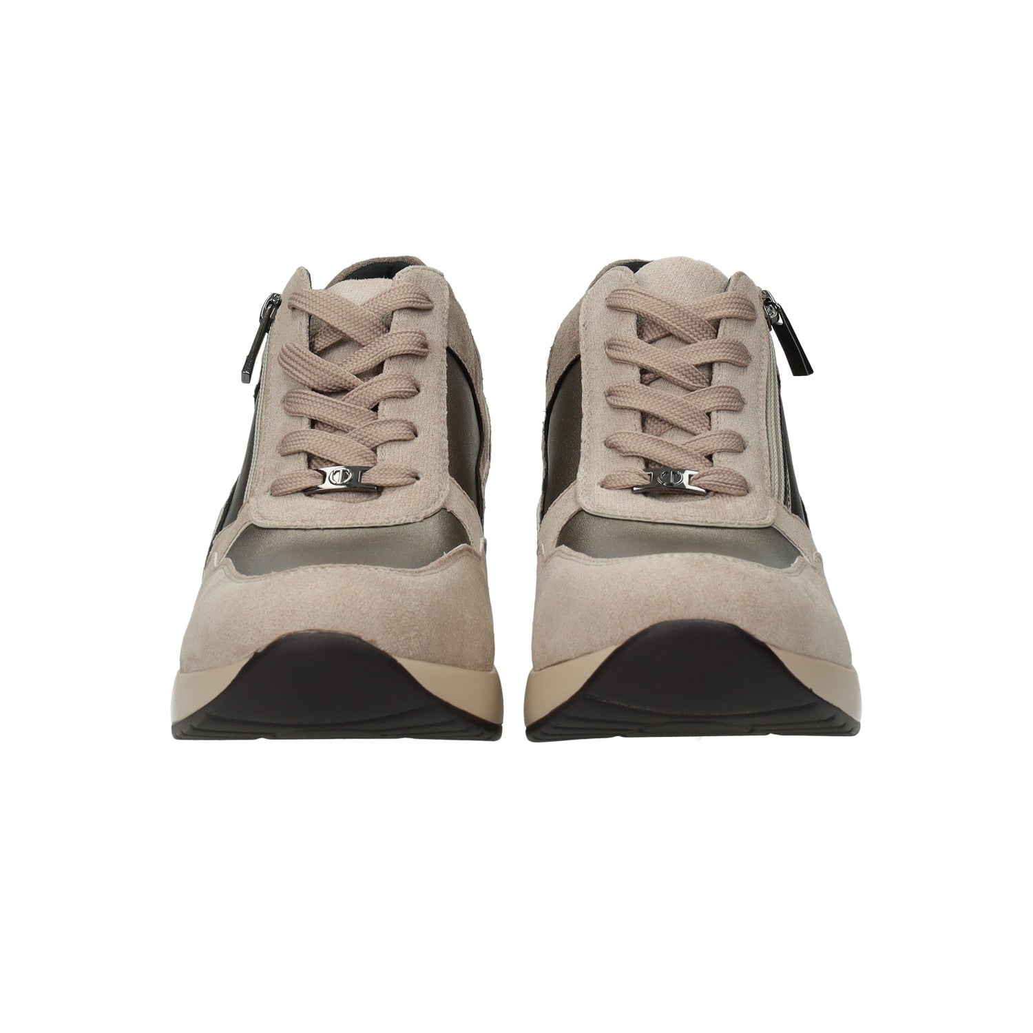 Sneakers in tessuto. Tacco alto 6 cm-TATA Italia