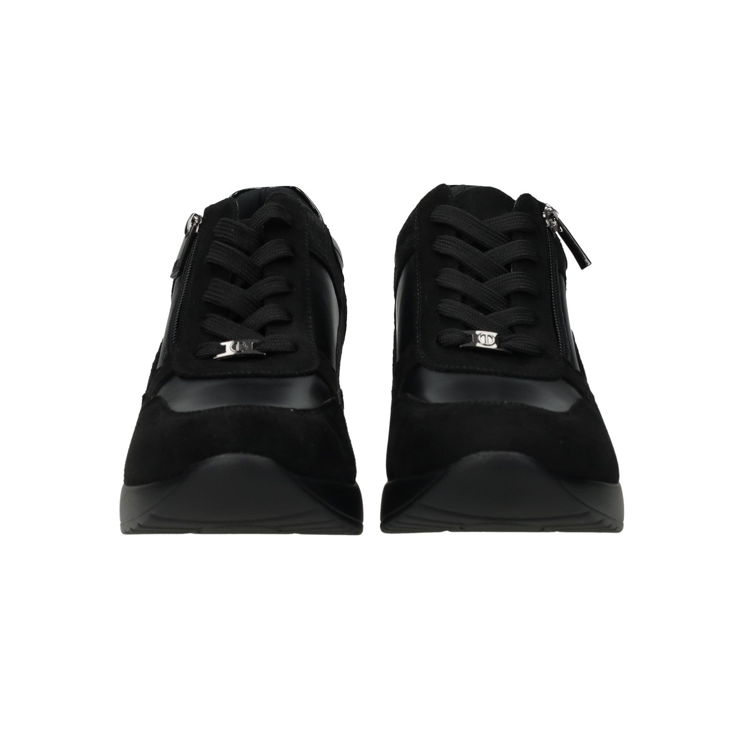 Sneakers in tessuto. Tacco alto 6 cm-TATA Italia