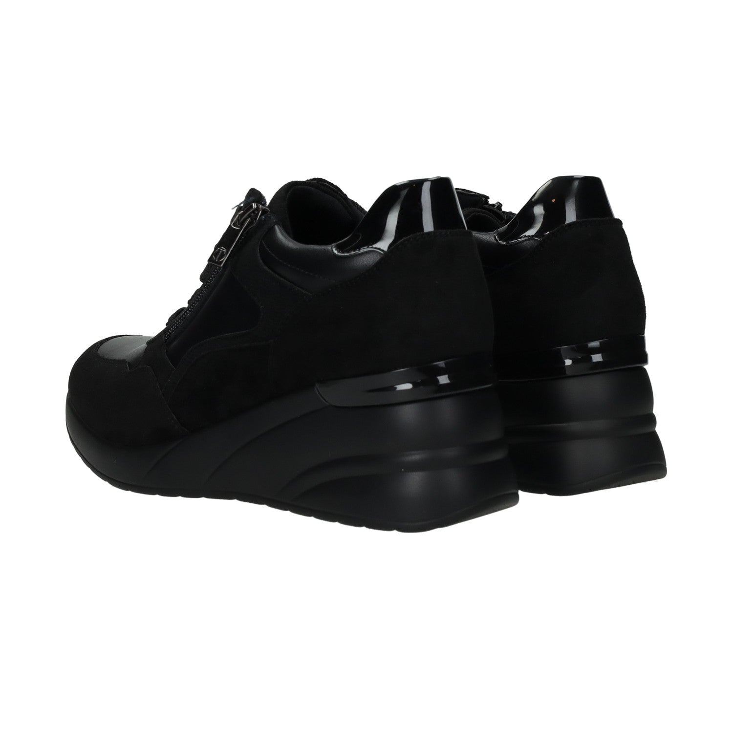 Sneakers in tessuto. Tacco alto 6 cm-TATA Italia