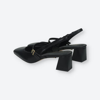 Décolleté Sling Back Nero Tata Italia