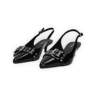 Décolleté Sling Back Nero Tata Italia