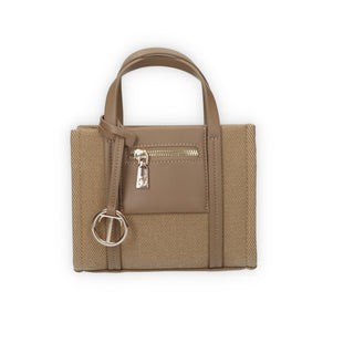 Shopping bag con zip esterna-TATA Italia