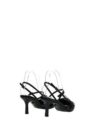 Décolleté Sling Back Nero Tata Italia