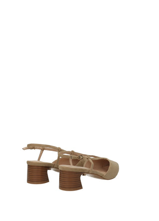 Décolleté Sling Back Beige Tata Italia