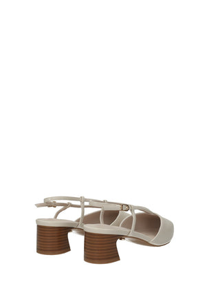 Décolleté Sling Back Bianco Tata Italia