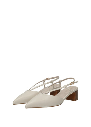 Décolleté Sling Back Bianco Tata Italia