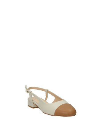 Décolleté Sling Back Bianco Tata Italia