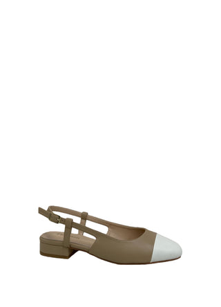 Décolleté Sling Back Beige Tata Italia
