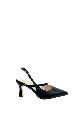 Décolleté Sling Back Nero Tata Italia