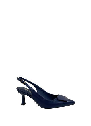 Décolleté Sling Back Blu Tata Italia