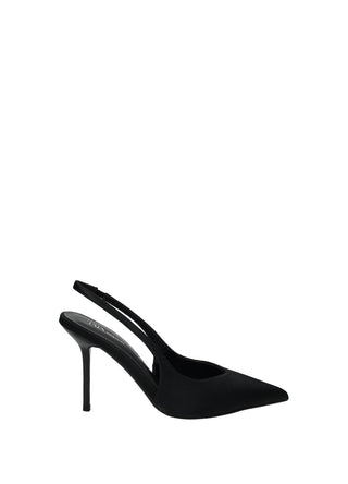 Décolleté Sling Back Nero Tata Italia