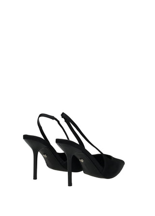 Décolleté Sling Back Nero Tata Italia