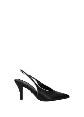 Décolleté Sling Back Nero Tata Italia