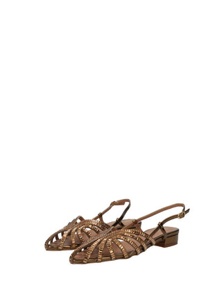 Décolleté Sling Back Bronzo Tata Italia