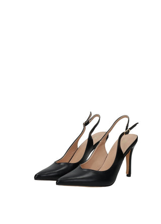 Décolleté Sling Back Nero Tata Italia