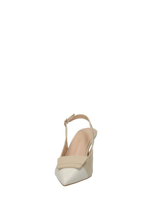 Décolleté Sling Back Beige Tata Italia