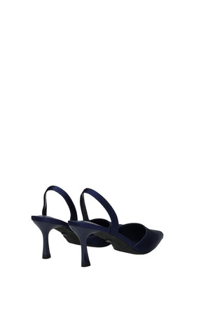 Décolleté Sling Back Blu Tata Italia