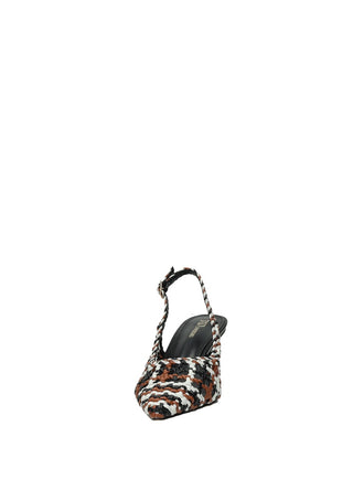 Décolleté Sling Back Nero Tata Italia
