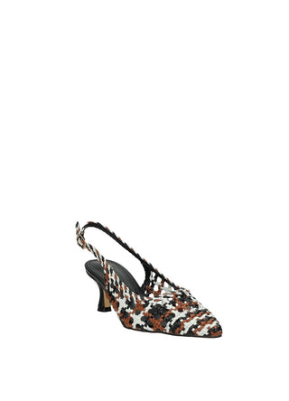 Décolleté Sling Back Nero Tata Italia