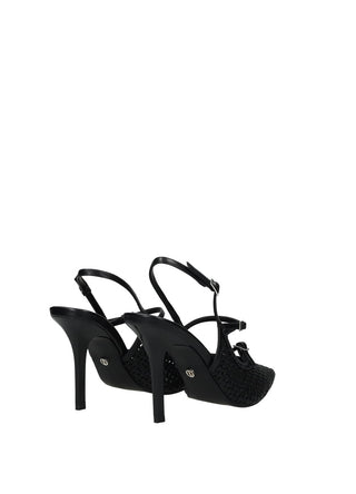 Décolleté Sling Back Nero Tata Italia