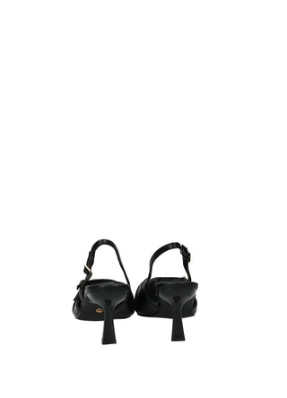 Décolleté Sling Back Nero Tata Italia