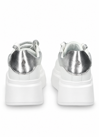 Sneakers Platform Effetto Metalizzato