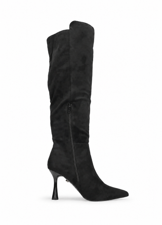 Spitze Stiefel. 9 cm hoher Absatz