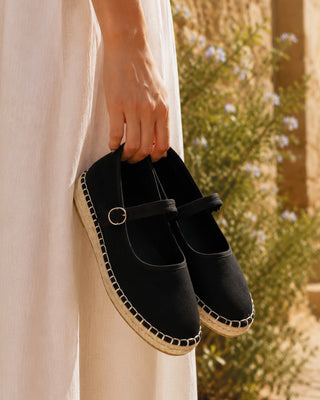 Ballerine donna in tessuto varii con suola in gomma