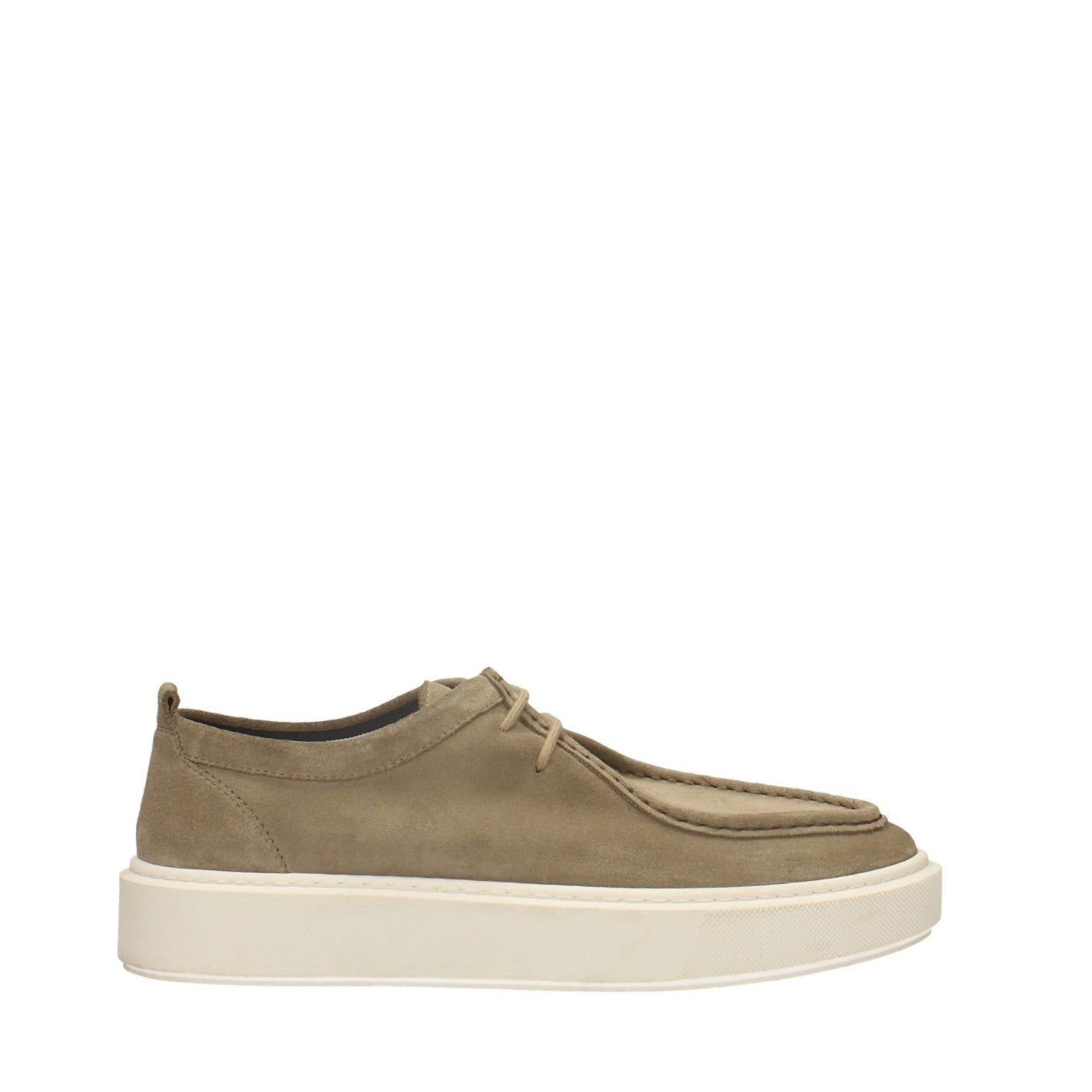 Sneakers in vera pelle-Taupe-TATA Italia