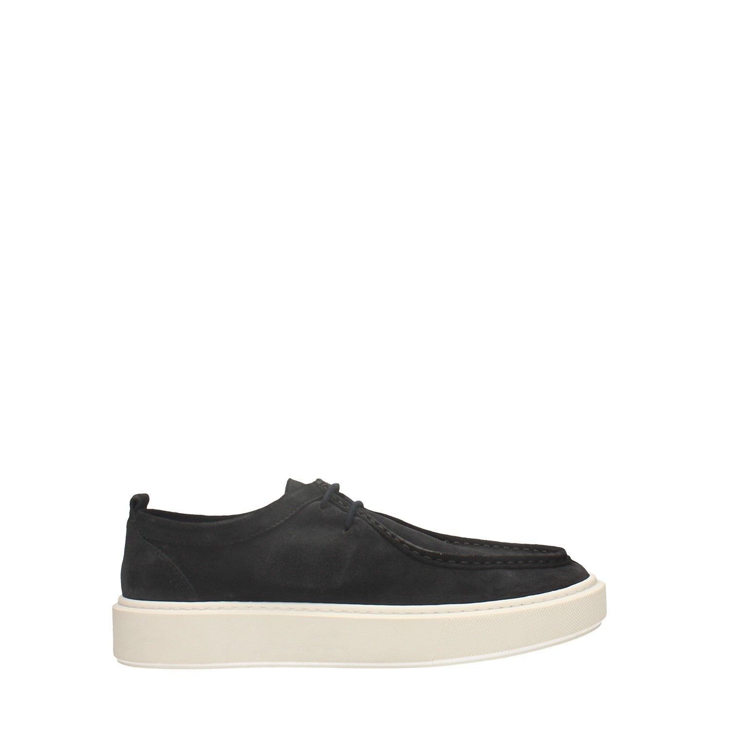 Sneakers in vera pelle-Blu-TATA Italia