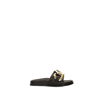 Slippers con catena-Nero-TATA Italia